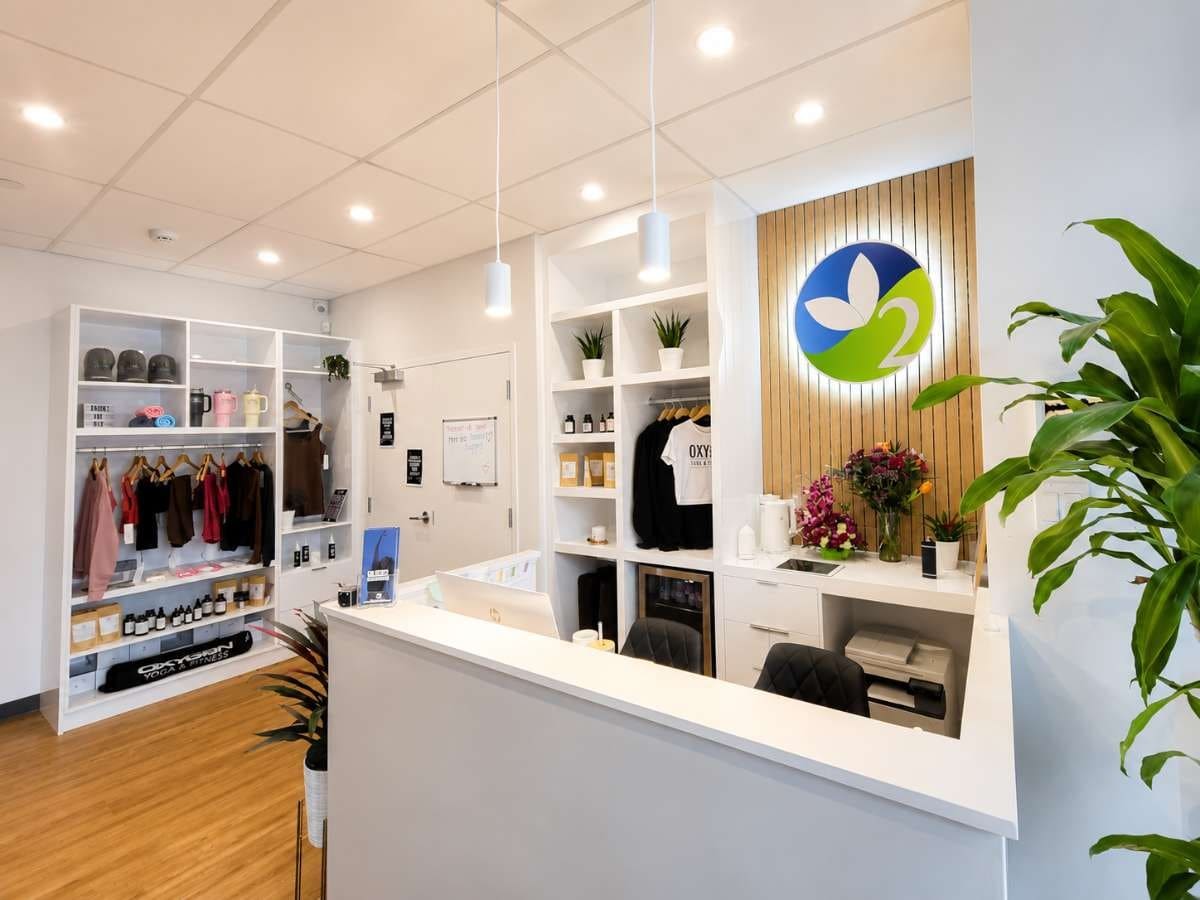 Finished commercial retail interior by IN Design & Construction